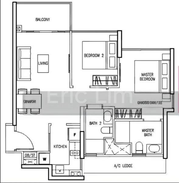 2 Bed Executive Condo for Rent in  Northwave - Image 8